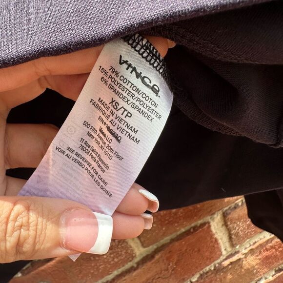 Vince $248 Women's navy blue Crew Neck Sweatshirt XXS - Picture 4 of 11